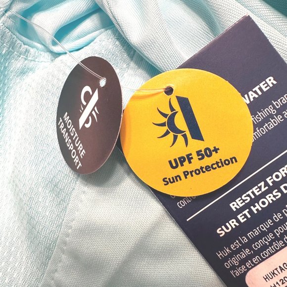 HUK UPF 50 Huktagon Pursuit XXL Long Sleeve Performance Top Island - Picture 3 of 3